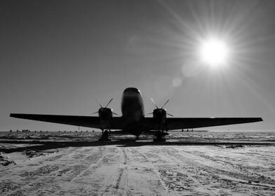 Antarctic DC3 Plane 