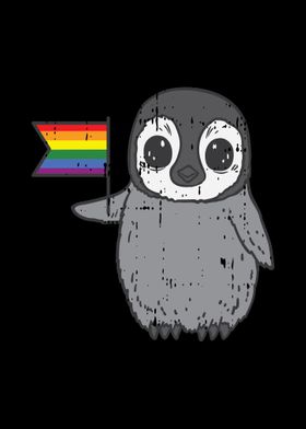 Penguin LGBT Flag