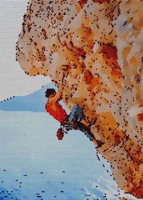 Climbing sport artwork