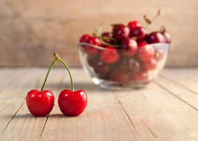 nature fruit cherry