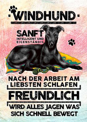 Windhund Portrait DE