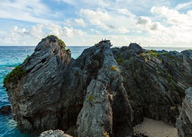 Bermuda Beach Rocks Format