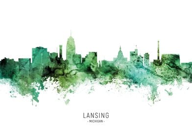 Lansing Skyline Michigan