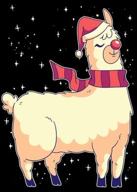 christmas alpaca 