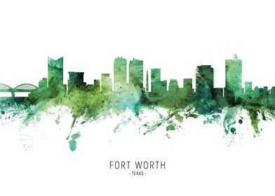 Fort Worth Skyline Texas