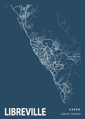 Libreville Blueprint Map