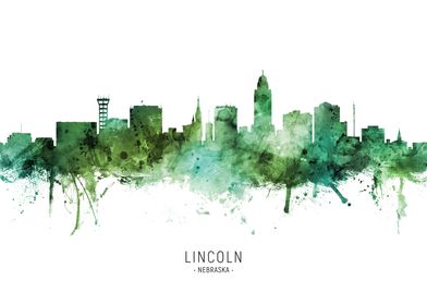 Lincoln Skyline Nebraska