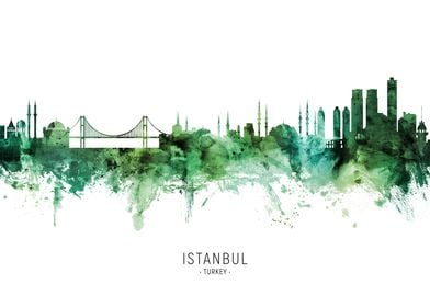 Istanbul Skyline Turkey