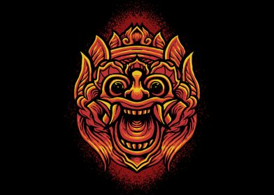 Barong mask Bali culture