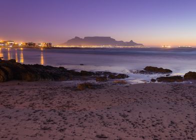 Table mountain at sunrise 