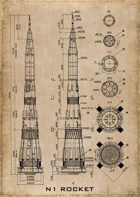 n1 rocket blueprint