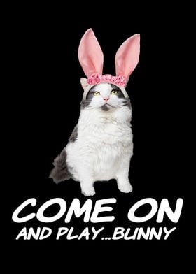 Come On And Play Bunny Cat