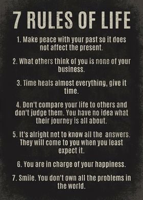 Rules Of Life