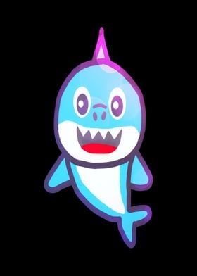 Funny Cool Shark for