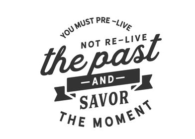 You must pre live