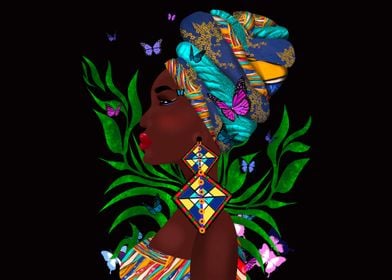 African woman art