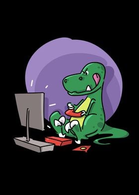 Dino Dinosaur Trex Gamer