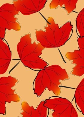 Maple leaves