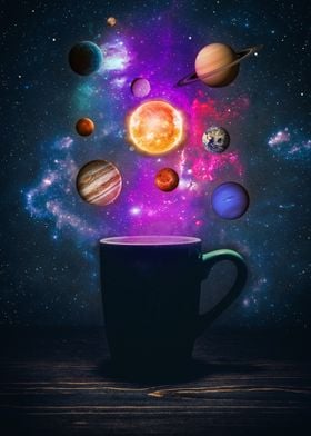 Galaxy System Coffee Cup