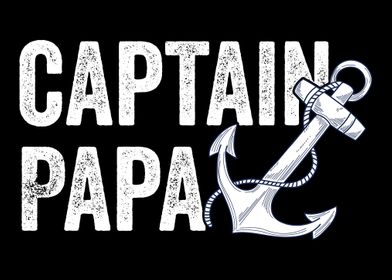 Captain Papa Pontoon Gift 