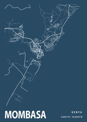 Mombasa Blueprint Street
