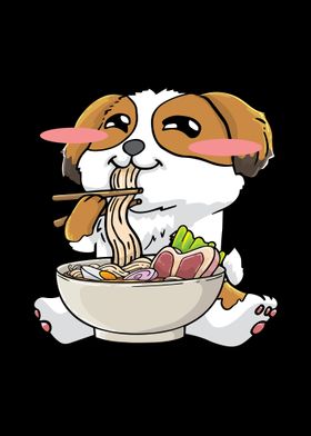 Shih Tzu Dog Ramen Noodles