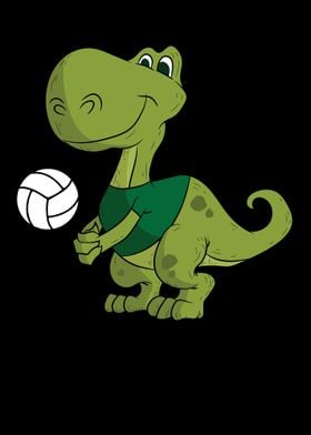 TRex playing Volleyball T