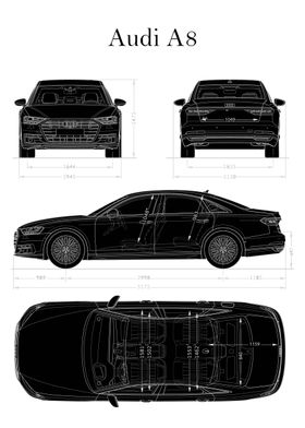 Audi A8 2017 Black 