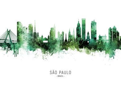 Sao Paulo Skyline Brazil