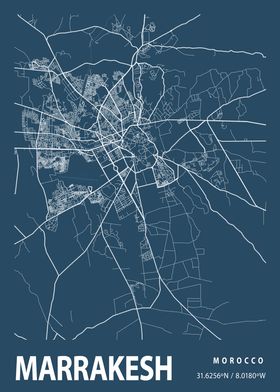 Marrakesh Blueprint Street