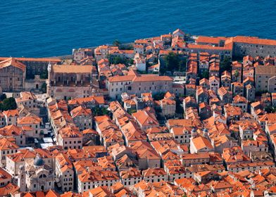 Dubrovnik City Aerial View
