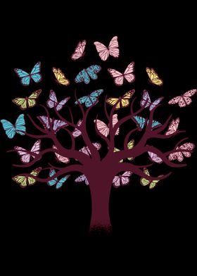 butterflies tree 