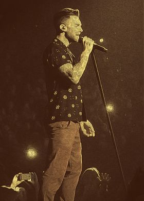 Adam Levine Sing in Light