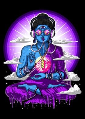 Psytrance Trippy Buddha