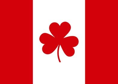 Irish Canadian flag