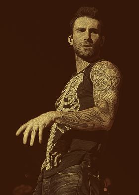 Adam Levine Best Pose