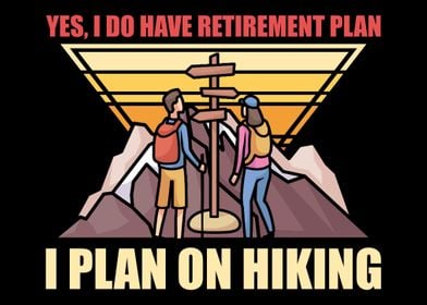 Retired hiking hiker