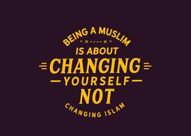 not changing islam