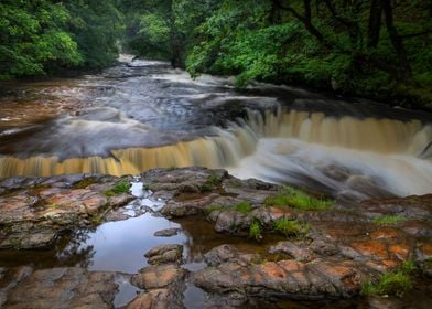 Horseshoe falls Wales