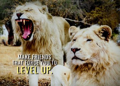 Friends help you Level Up
