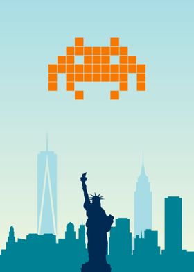 Space Invaders New York