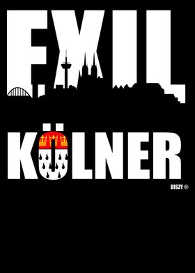 Exilkoelner with skyline