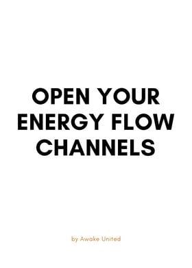 OPEN ENERGY FLOW CHANNELS