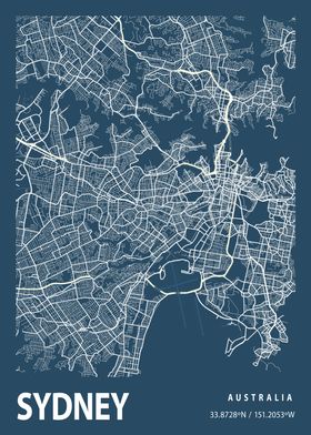 Sydney Blueprint Street