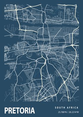 Pretoria Blueprint Street 