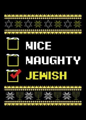 Nice Naughty Jewish Hanukk