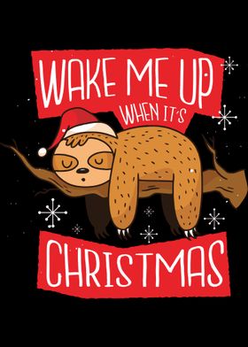 christmas sloth 