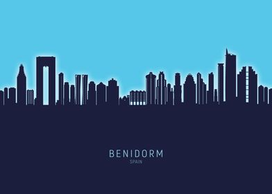 Benidorm Skyline Spain