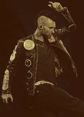 Adam Levine Vintage art