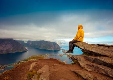 Sea Man Mountain Traveler 